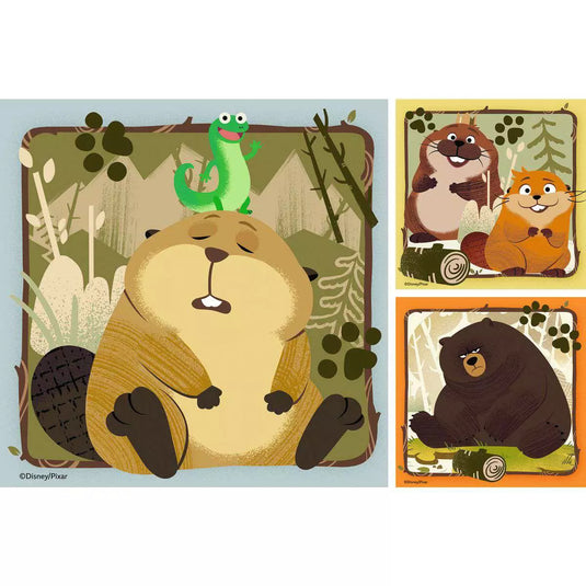 Hoppers: Mabel's Adventure 3x 49 Piece Jigsaw Puzzle by Ravensburger