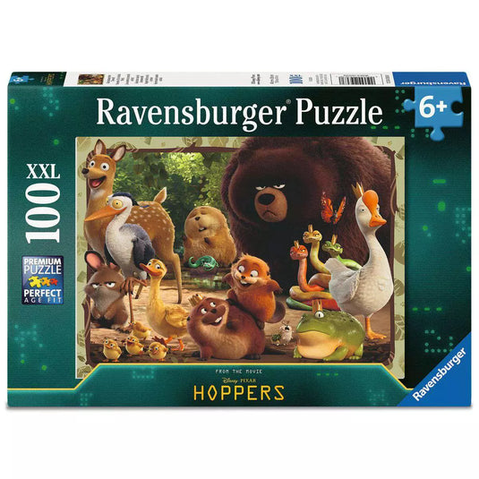 Hoppers: Secrets of the Animal World 100 Piece Jigsaw Puzzle by Ravensburger