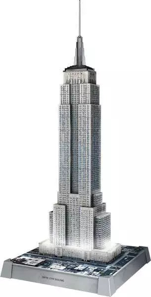 Iconics 3D Empire State Building Night Ed. 216 Piece 3D Jigsaw Puzzle by Ravensburger