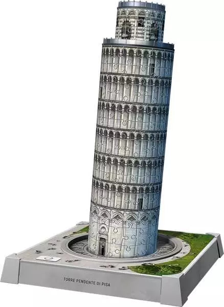 Iconics 3D Tower of Pisa Night 216 Piece Jigsaw Puzzle by Ravensburger