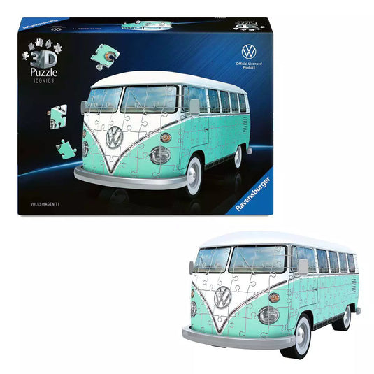 Iconics 3D Volkswagen Bus 162 Piece Jigsaw Puzzle by Ravensburger
