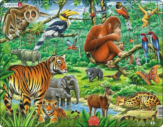 Jungle Animals 20 Piece Children's Educational Jigsaw Puzzle by Springbok