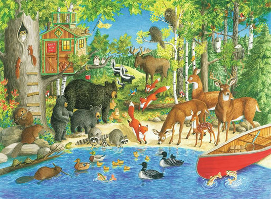 Woodland Friends 200 Piece Jigsaw Puzzle by Ravensburger - 2