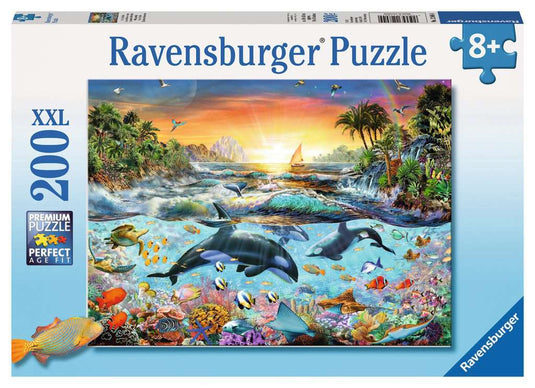 Orca Paradise 200 Piece Jigsaw Puzzle by Ravensburger - 1