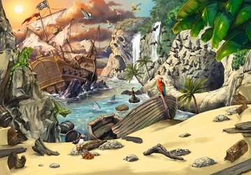 Escape Puzzle Kids: Pirate's Peril 368 Piece Jigsaw Puzzle by Ravensburger
