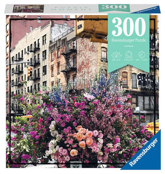 Flowers in New York 300 Piece Jigsaw Puzzle by Ravensburger - 2