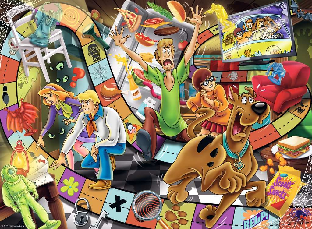 Scooby Doo Haunted Game 200 Piece Jigsaw Puzzle by Ravensburger