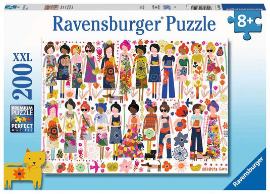 Flowers & Friends 200 Piece Jigsaw Puzzle by Ravensburger - 1