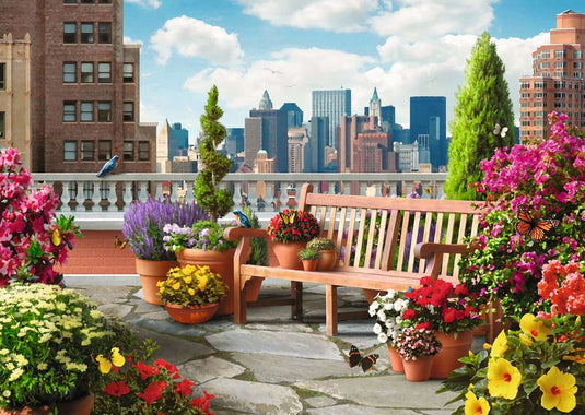 Rooftop Garden 500 Piece Large Format by Ravensburger - 2