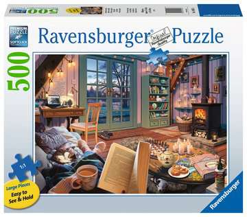 Cozy Retreat Large Format 500 Piece Jigsaw Puzzle by Ravensburger