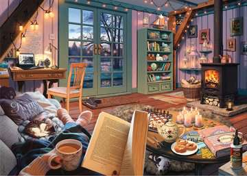 Cozy Retreat Large Format 500 Piece Jigsaw Puzzle by Ravensburger