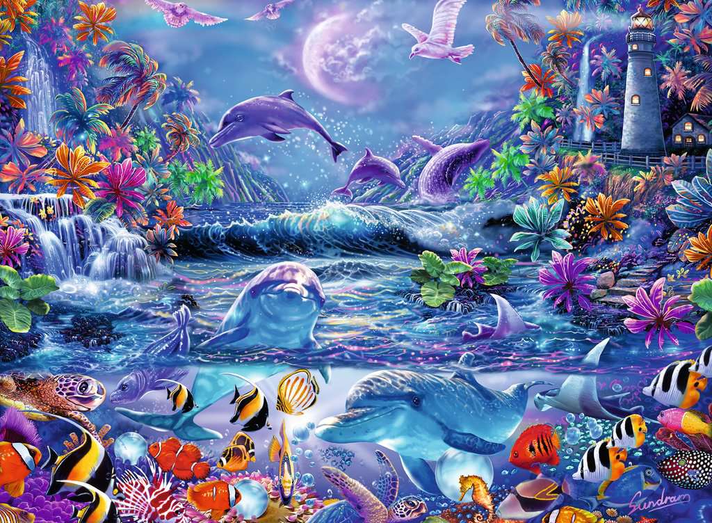 Moonlit Magic 500 Piece Jigsaw Puzzle