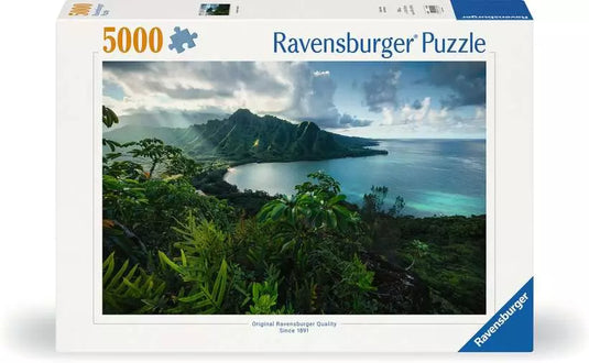 Hawaiian Viewpoint 5000 Piece Jigsaw Puzzle by Ravensburger - 1