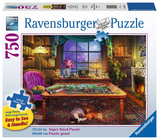 Puzzler's Place 750 Piece Large Format by Ravensburger - 1