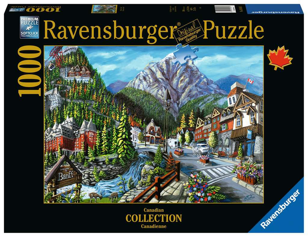 Welcome to Banff 1000 Piece Jigsaw Puzzle