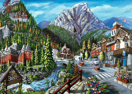 Welcome to Banff 1000 piece Jigsaw Puzzle by Ravensburger