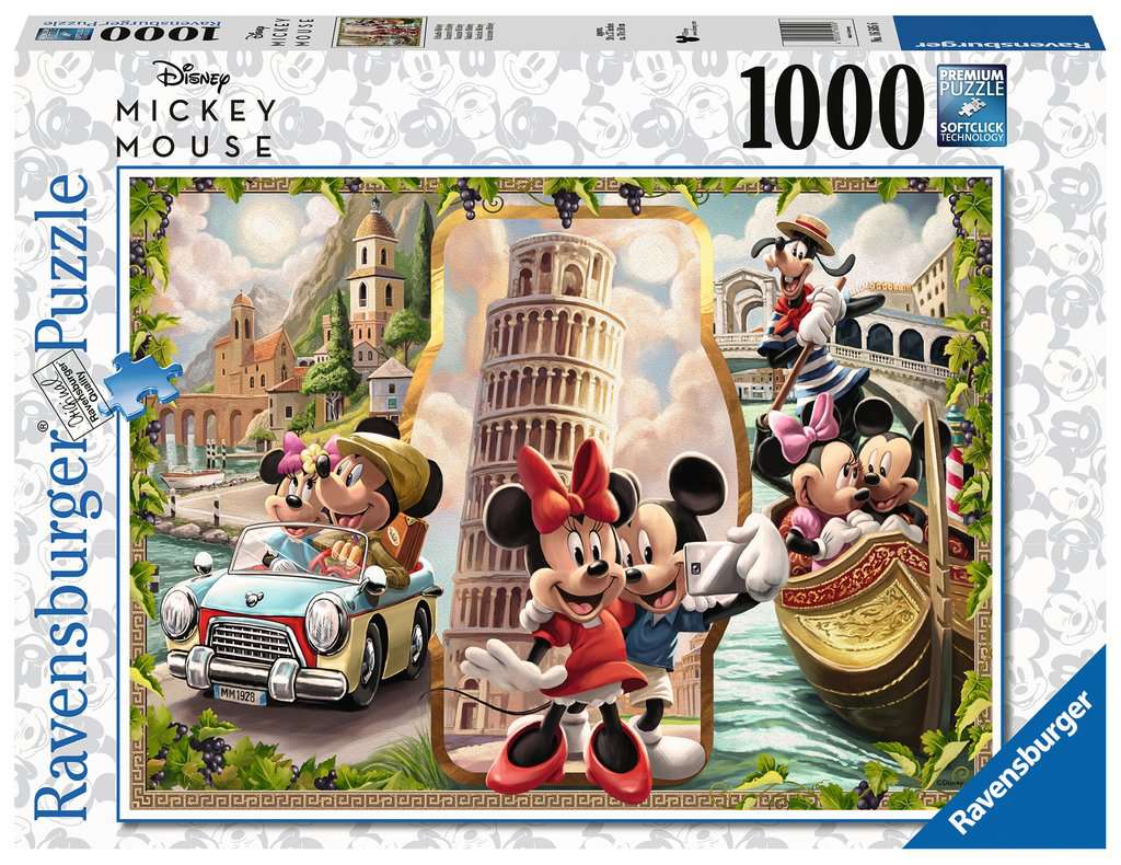 Disney Mickey Mouse: Vacation Mickey and Minnie 1000 piece Jigsaw Puzz