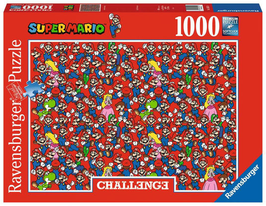 Challenge: Super Mario 1000 Piece Jigsaw Puzzle by Ravensburger - 2