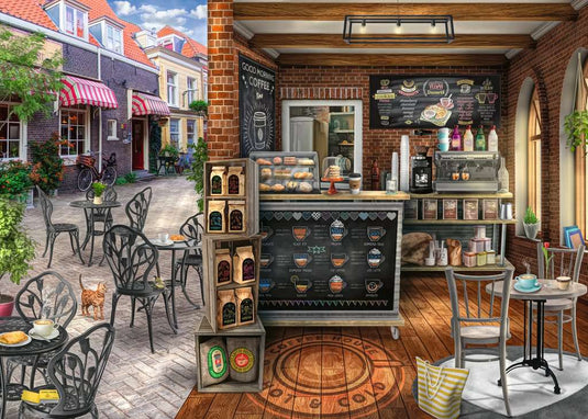 Quaint Cafe 1000 piece Jigsaw Puzzle by Ravensburger