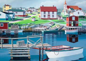 Greenspond Harbor 1000 Piece Jigsaw Puzzle by Ravensburger