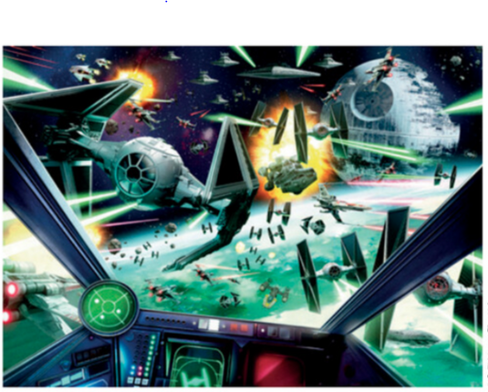 Star Wars: X-Wing Cockpit 1000 Piece Jigsaw Puzzle by Ravensburger - 1
