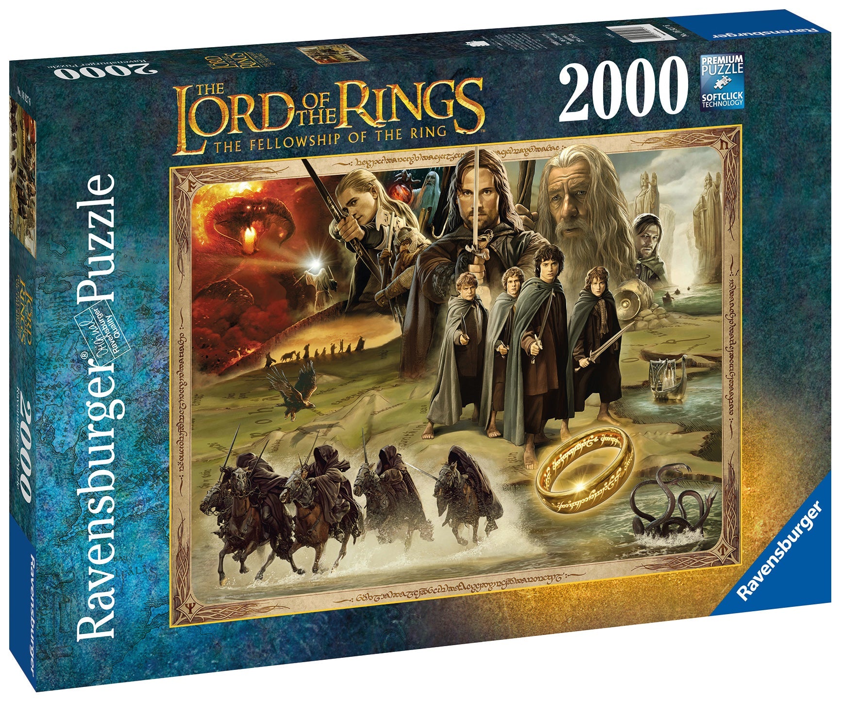 Lord of the Rings: The Fellowship of the Ring 2000 Piece Jigsaw Puzzle by Ravensburger