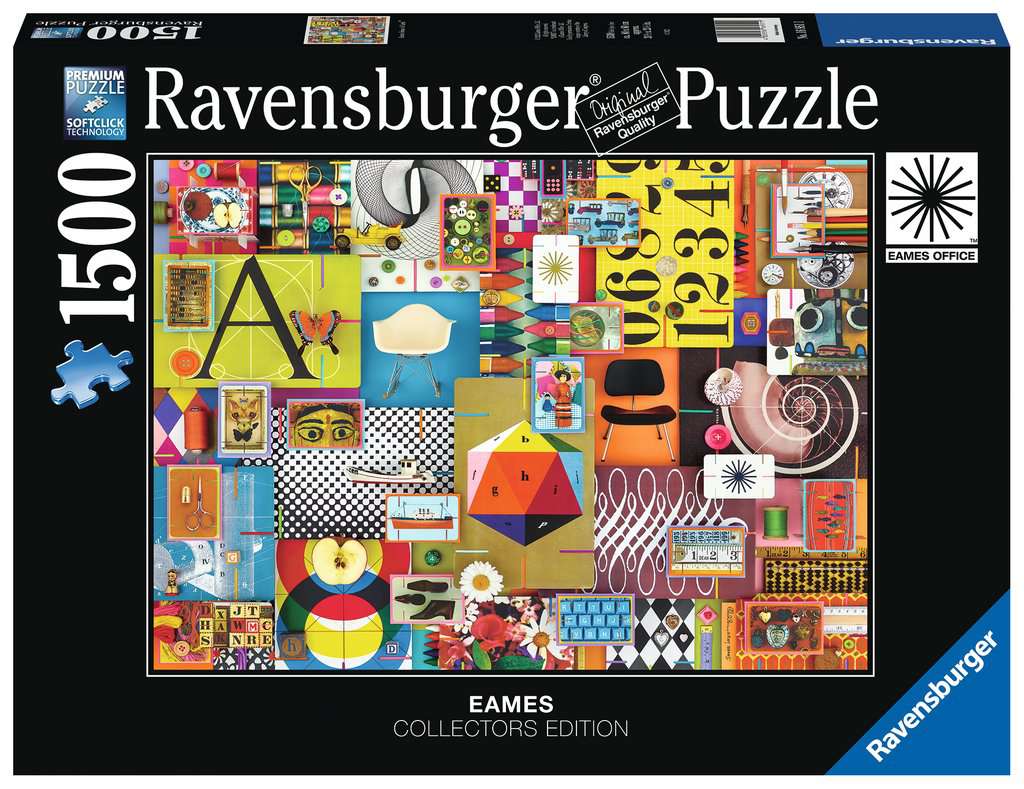 Eames: House of Cards 1500 Piece Jigsaw Puzzle by Ravensburger