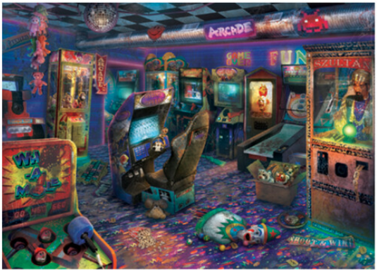 Forgotten Arcade 1000 Piece Jigsaw Puzzle by Ravensburger - 1