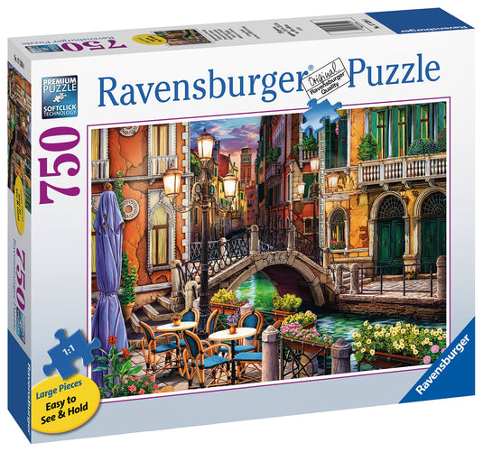 Venice Twillight 750 Piece XL Jigsaw Puzzle by Ravensburger - 2