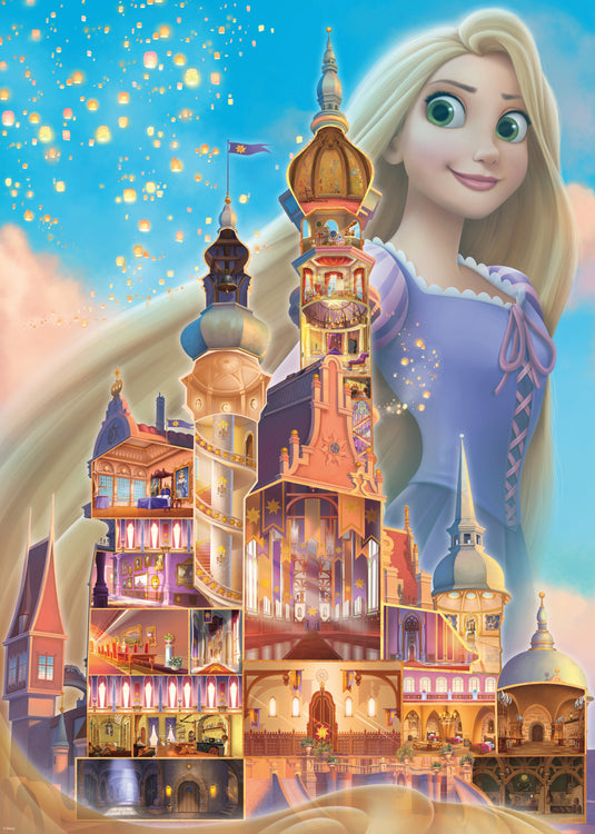 Disney: Rapunzel Castle 1000 Piece Jigsaw Puzzle by Ravensburger - 1