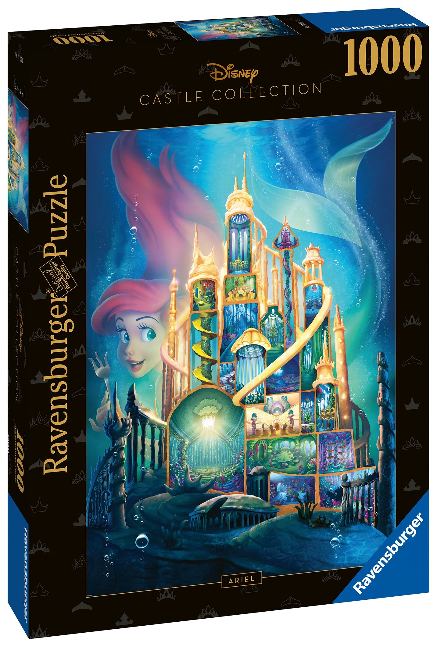 Disney: Ariel Castle 1000 Piece Jigsaw Puzzle by Ravensburger