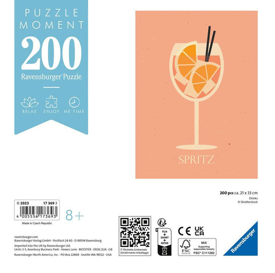 Puzzle Moments: Drinks 200 Piece Jigsaw Puzzle by Ravensburger - 3
