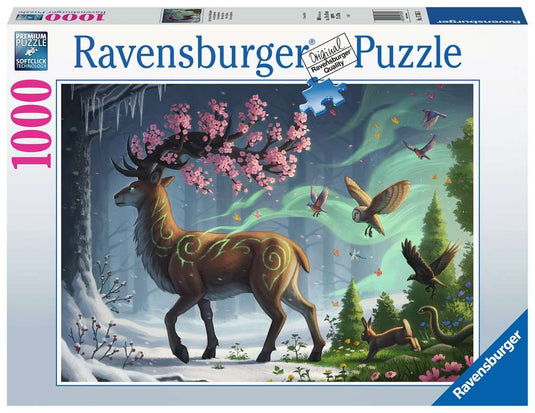 Deer of Spring 1000 Piece Jigsaw Puzzle - 1