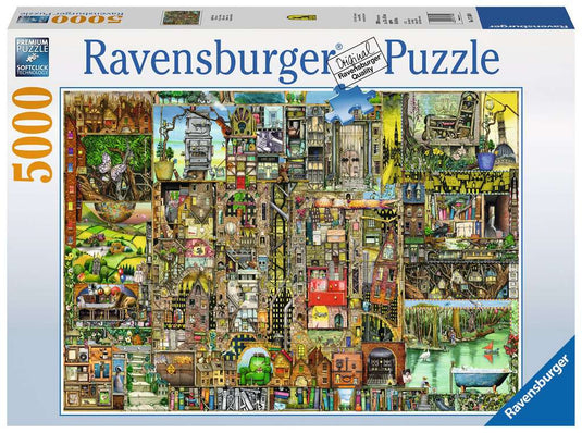 Colin Thompson's Bizarre Town 5000 Piece Jigsaw Puzzle by Ravensburger - 1