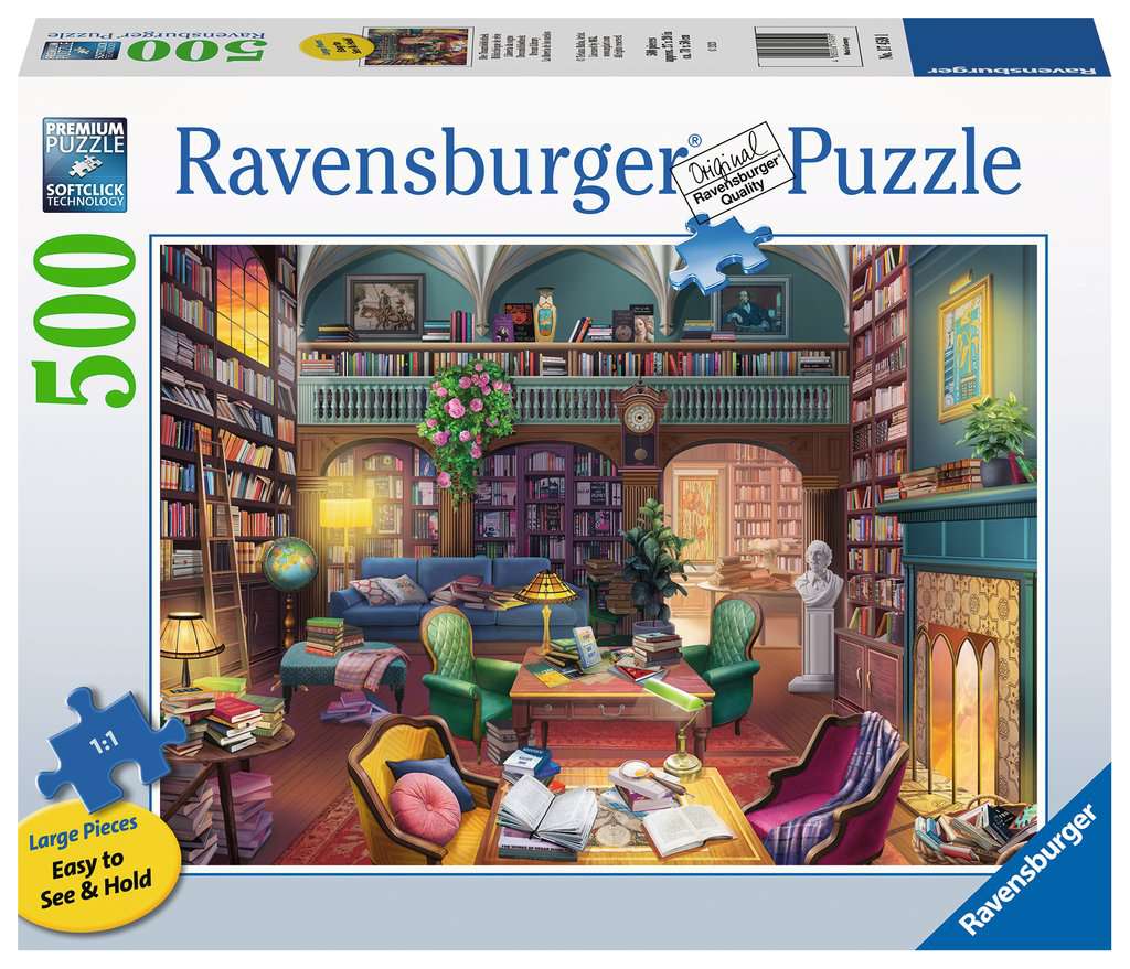 Dream Library 500 Piece XL Jigsaw Puzzle by Ravensburger
