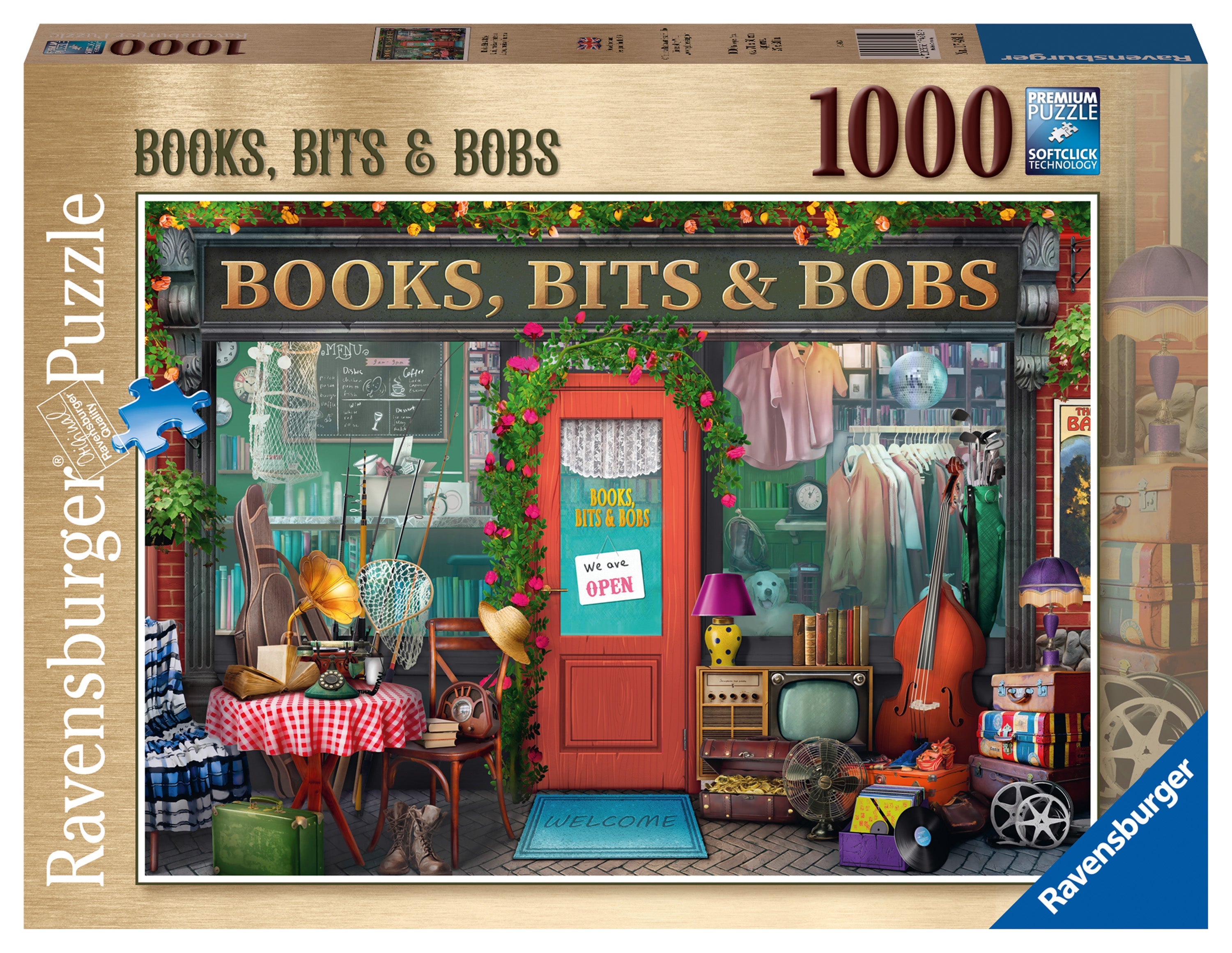 Books Bits & Bobs 1000 Piece Jigsaw Puzzle by Ravensburger