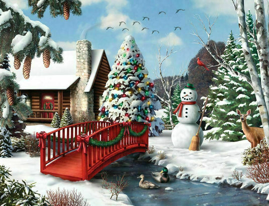 Winters Home 500 Piece Jigsaw Puzzle by Springbok