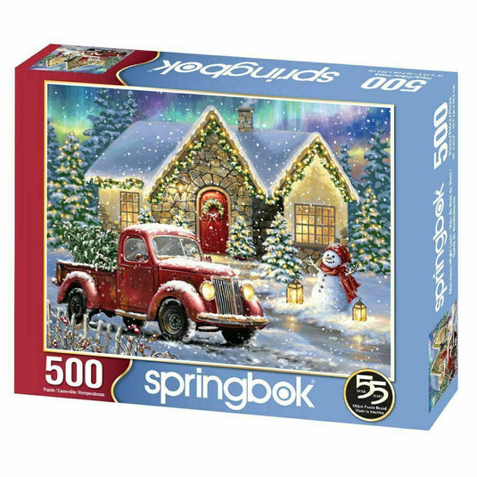 Christmas Light Lane 500 Piece Jigsaw Puzzle by Springbok