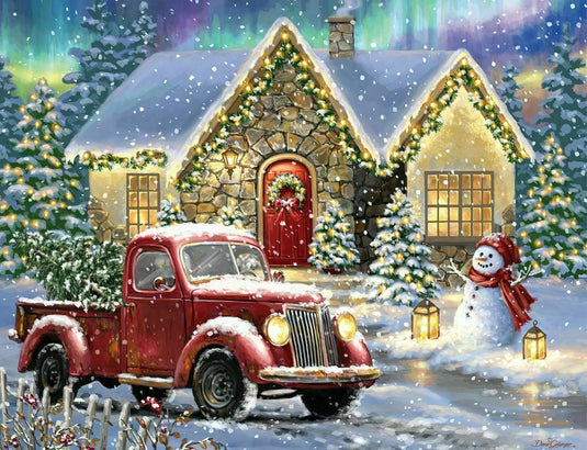 Christmas Light Lane 500 Piece Jigsaw Puzzle by Springbok