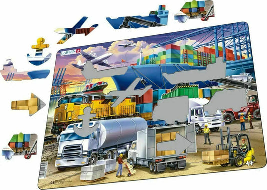 Transport 37 Piece Children's Educational Jigsaw Puzzle by Springbok