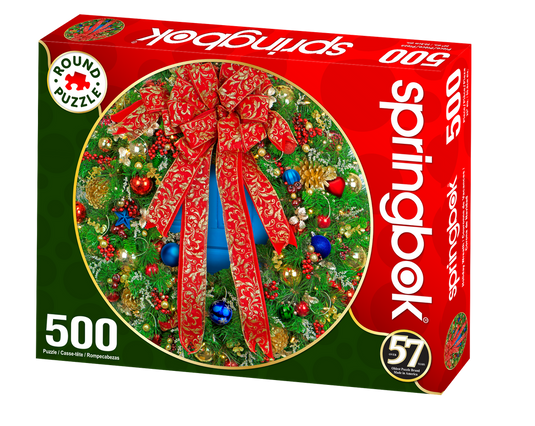 Holiday Wreath 500 Piece Jigsaw Puzzle by Springbok