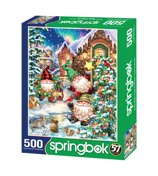 Gnome Village 500 Piece Jigsaw Puzzle by Springbok