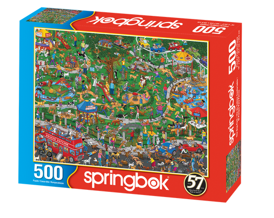 The Dog Park 500 Piece Jigsaw Puzzle by Springbok