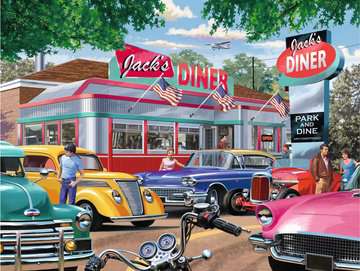 Meet you at Jack's Large Format 750 Piece Jigsaw Puzzle by Ravensburger