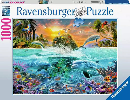 The Underwater Island 1000 Piece Jigsaw Puzzle by Ravensburger - 2