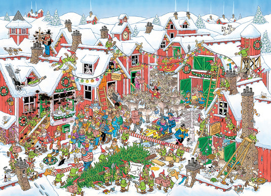 Santa's Village 1000 Piece Jigsaw Puzzle by Jumbo