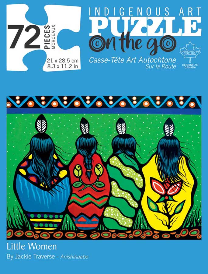 Little Women (Anishinaabe Tribe) 72 Piece Jigsaw Puzzle by The Indigenous Collection