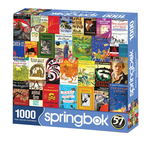 Nostalgic Novels 1000 Piece Jigsaw Puzzle by Springbok