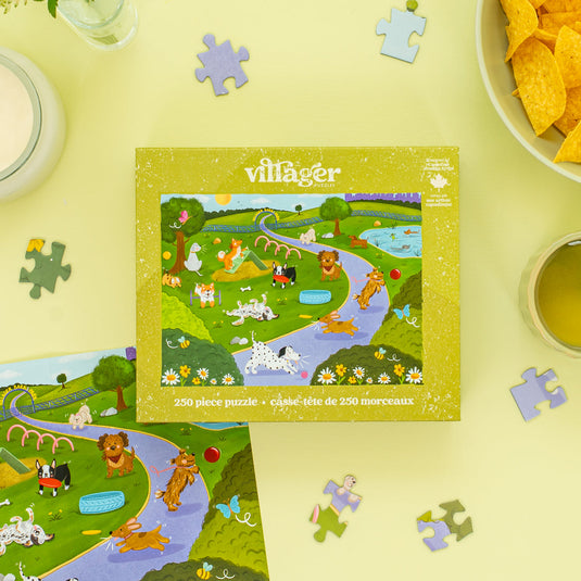 Bark Park 250 Piece Jigsaw Puzzle by Villager Puzzles