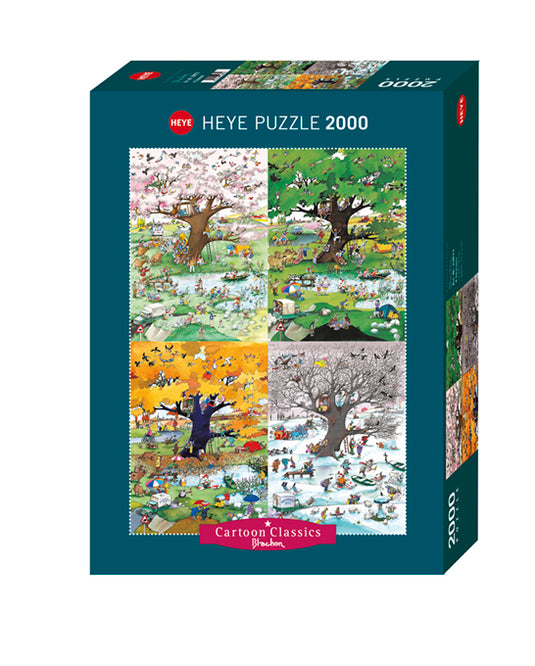 4 Seasons 2000 Piece Jigsaw Puzzle by Heye